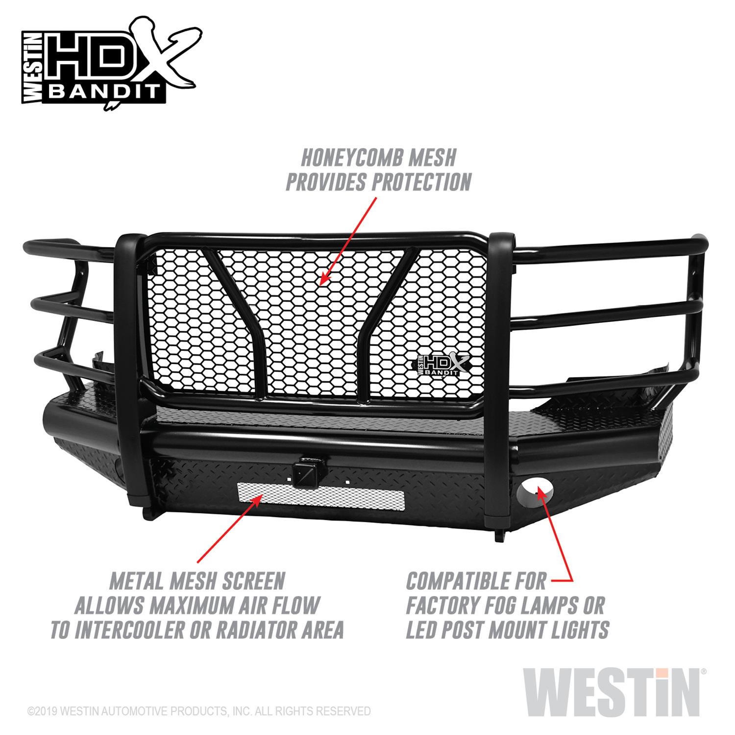 Westin/HDX Bandit 11-16 Ford F-250 / F-350 Front Bumper - Black thumbnail 5