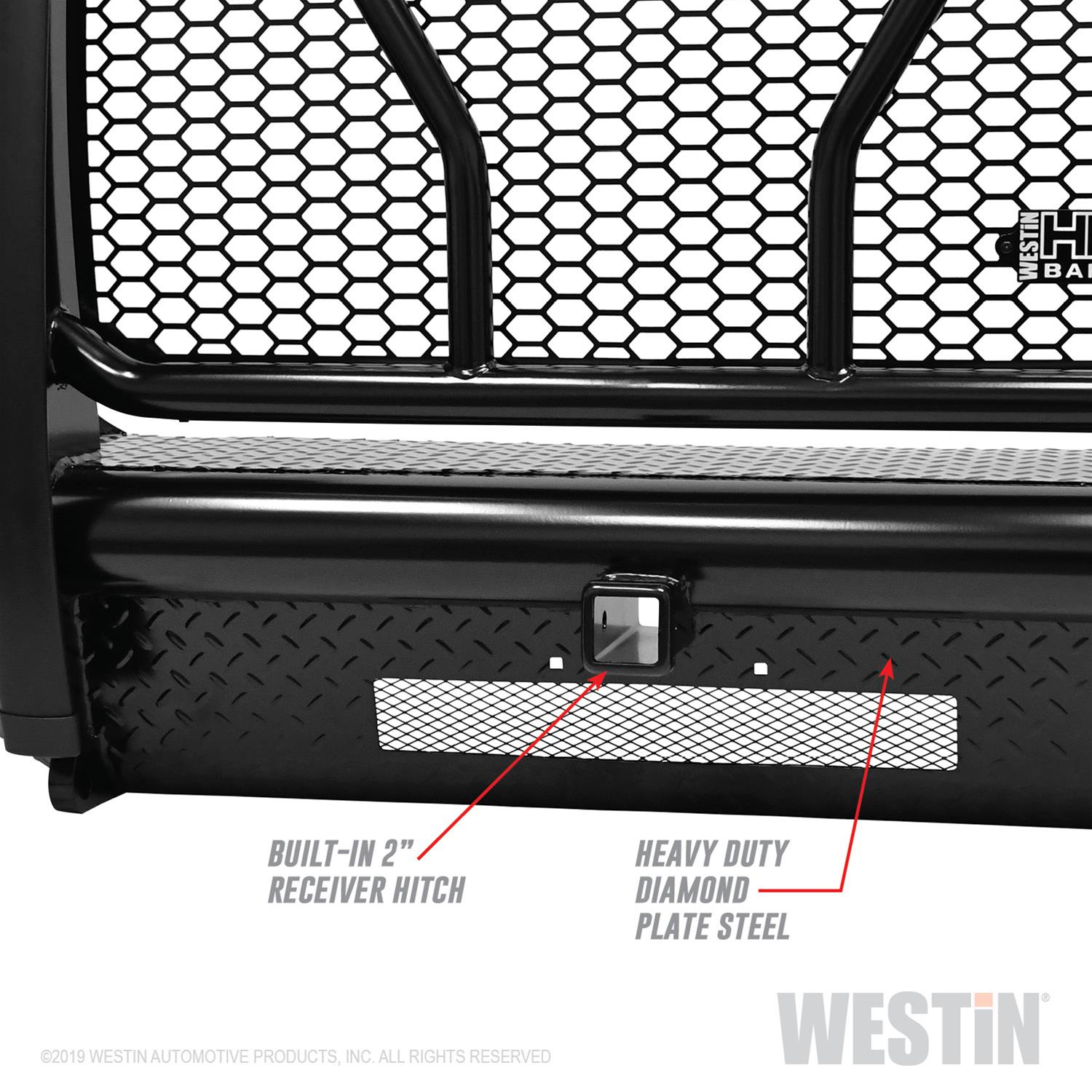 Westin/HDX Bandit 11-16 Ford F-250 / F-350 Front Bumper - Black thumbnail 4