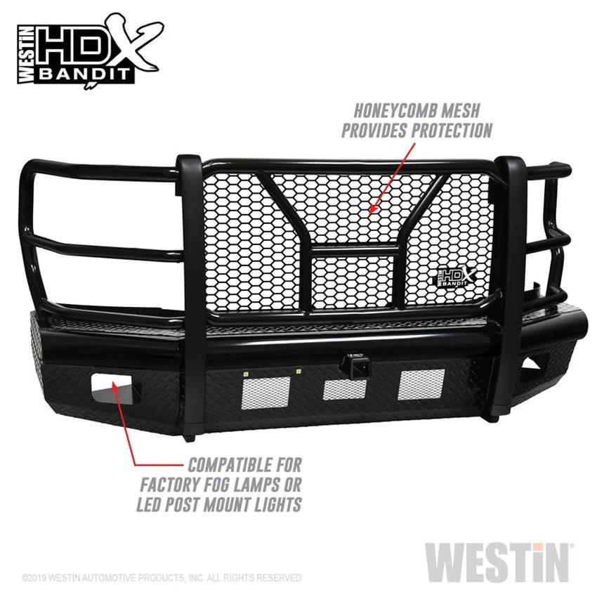 Westin/HDX Bandit 17-19 Ford F-250 / F-350 Front Bumper - Textured Black thumbnail 8