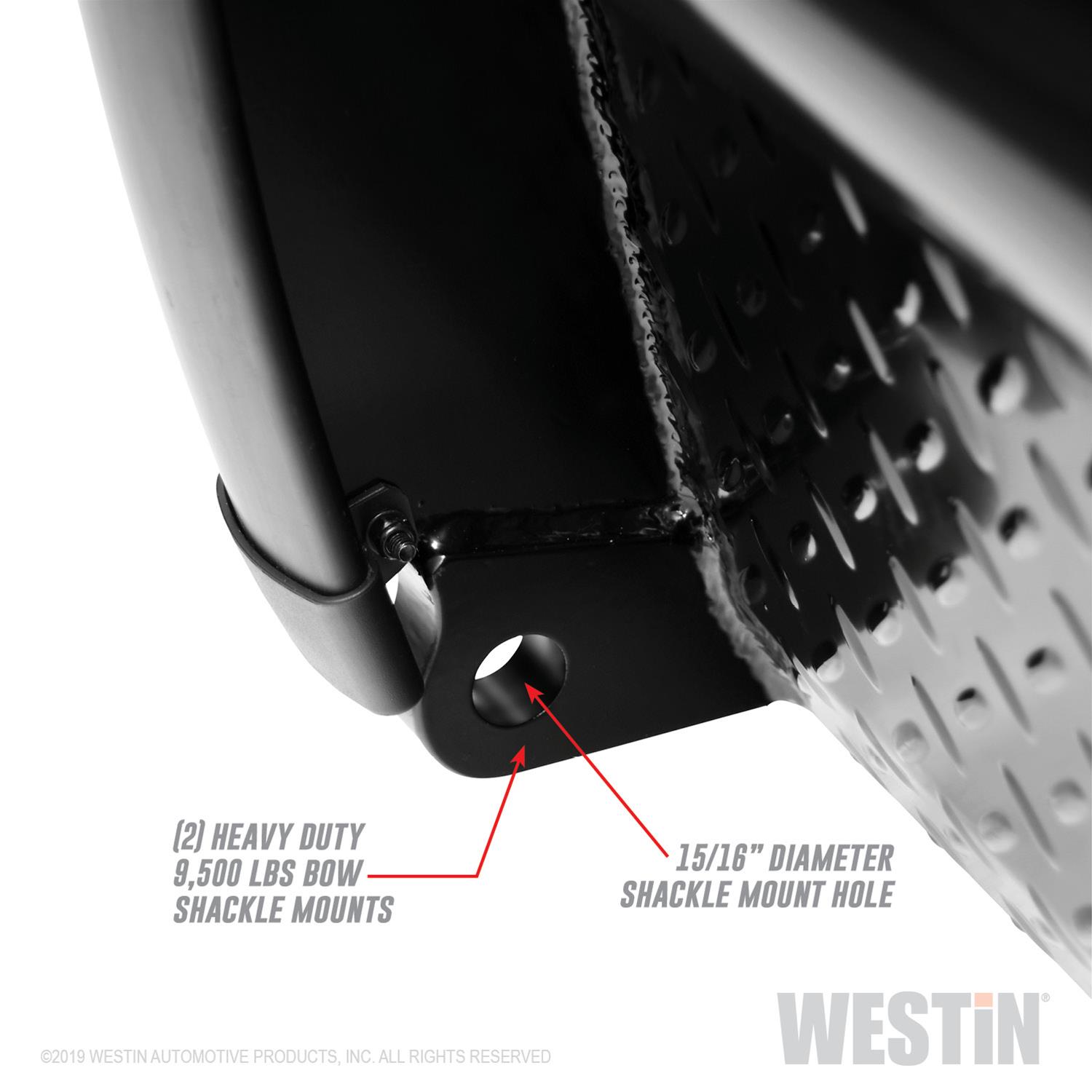 Westin 11-14 Chevrolet Silverado 2500/3500 HDX Bandit Front Bumper - Blk thumbnail 9
