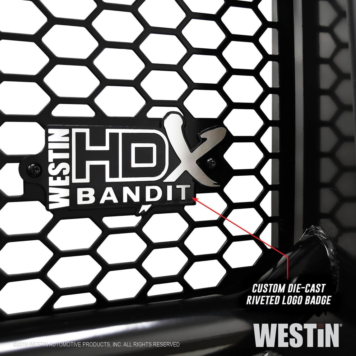 Westin 11-14 Chevrolet Silverado 2500/3500 HDX Bandit Front Bumper - Blk thumbnail 4