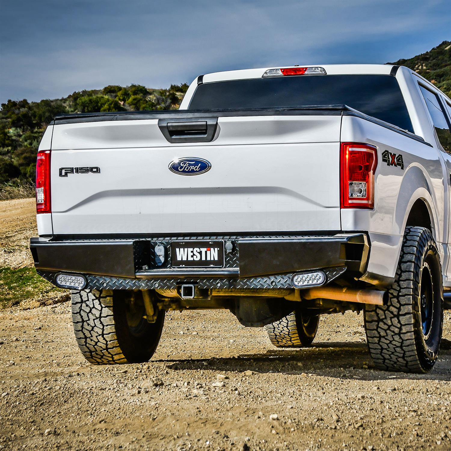 Westin 15-20 Ford F-150 HDX Bandit Rear Bumper - Black thumbnail 2