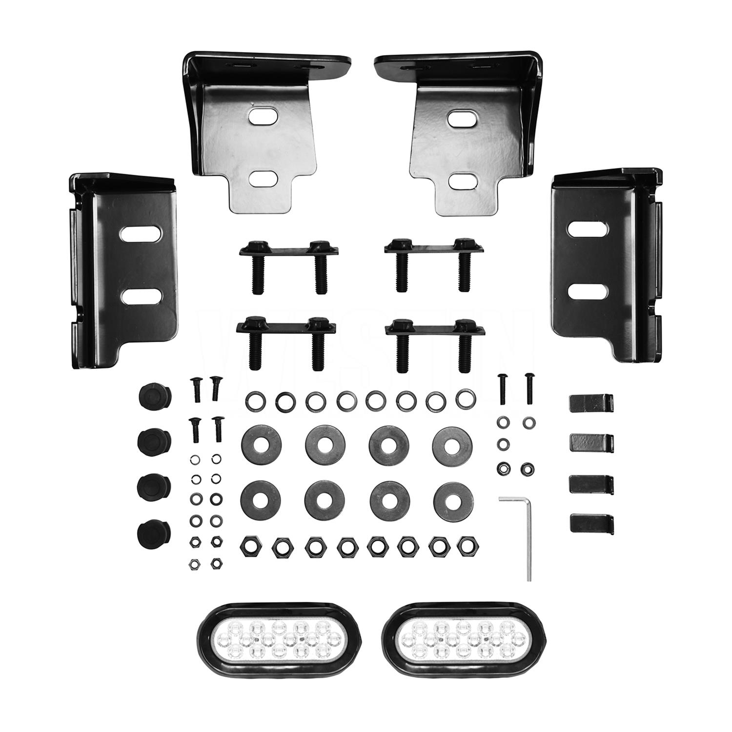 Westin 15-20 Ford F-150 HDX Bandit Rear Bumper - Black thumbnail 4
