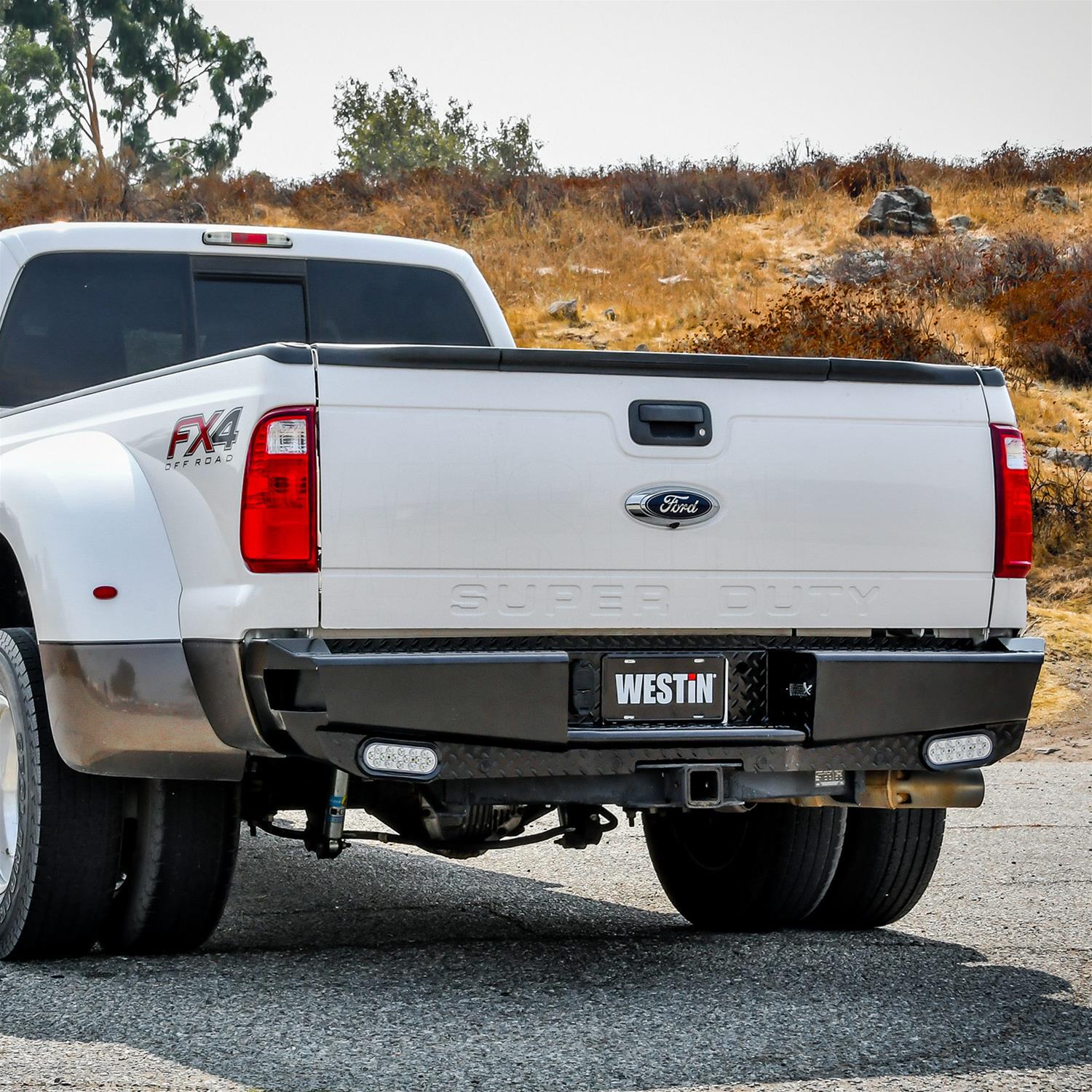 Westin 11-16 Ford F-250/350 HDX Bandit Rear Bumper - Black thumbnail 2
