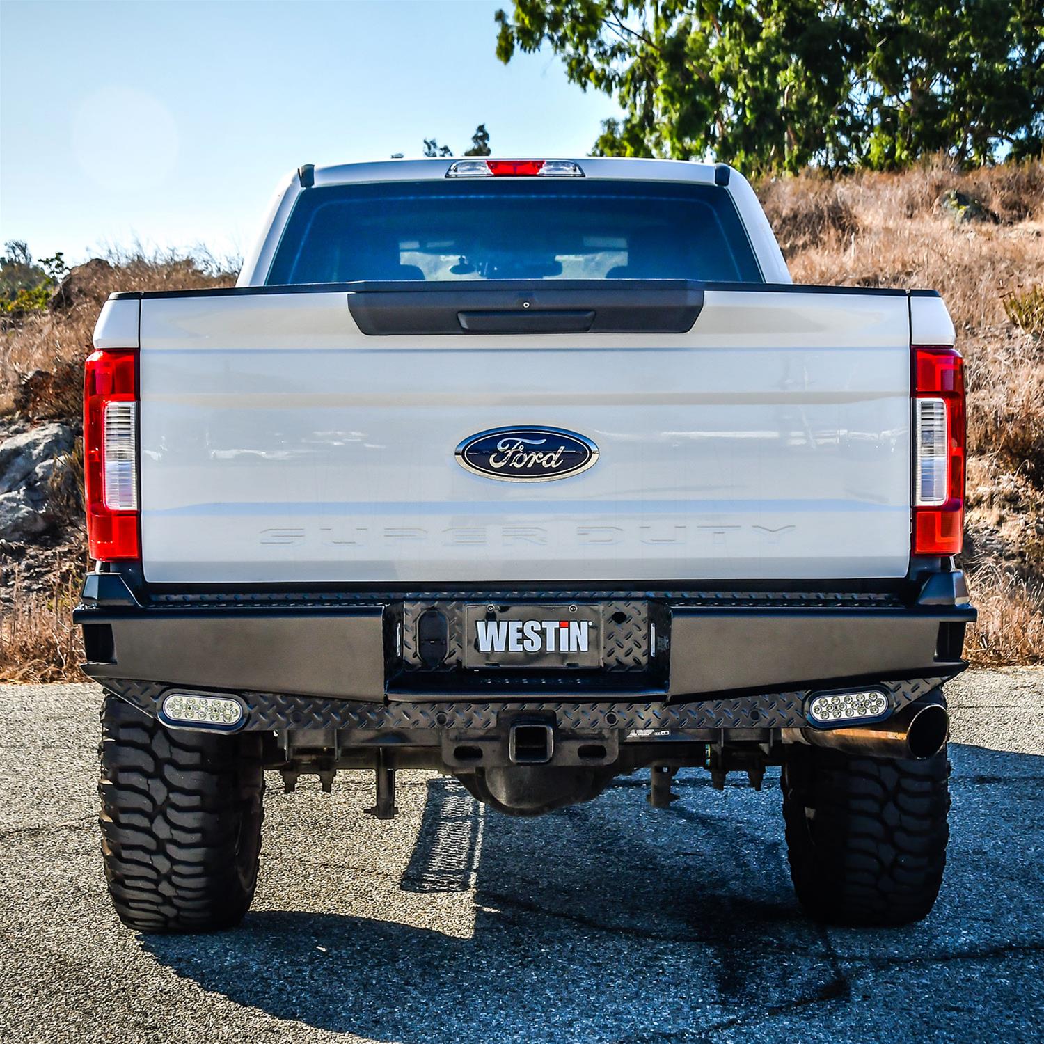 Westin 17-21 Ford F-250/350 HDX Bandit Rear Bumper - Black thumbnail 2