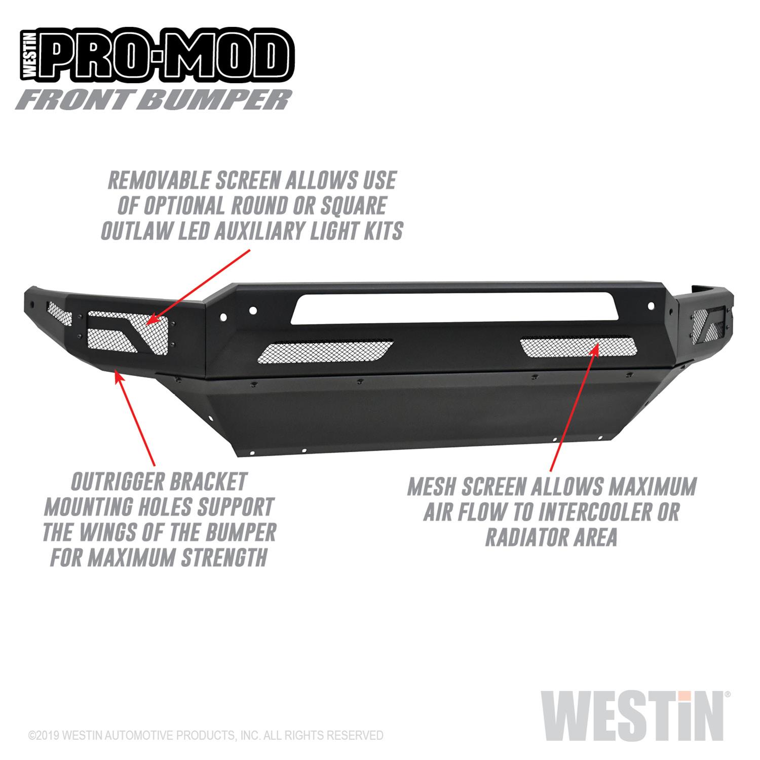 Westin Automotive 5841025 Westin ProMod Front Bumpers Summit Racing