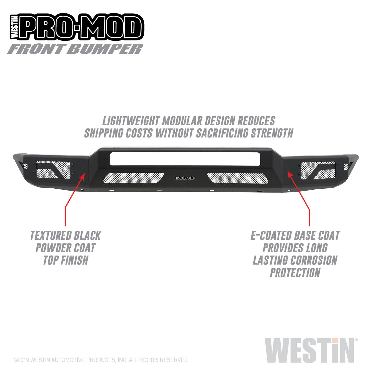 Westin 14-21 Toyota Tundra Pro-Mod Front Bumper - Tex. Blk thumbnail 5