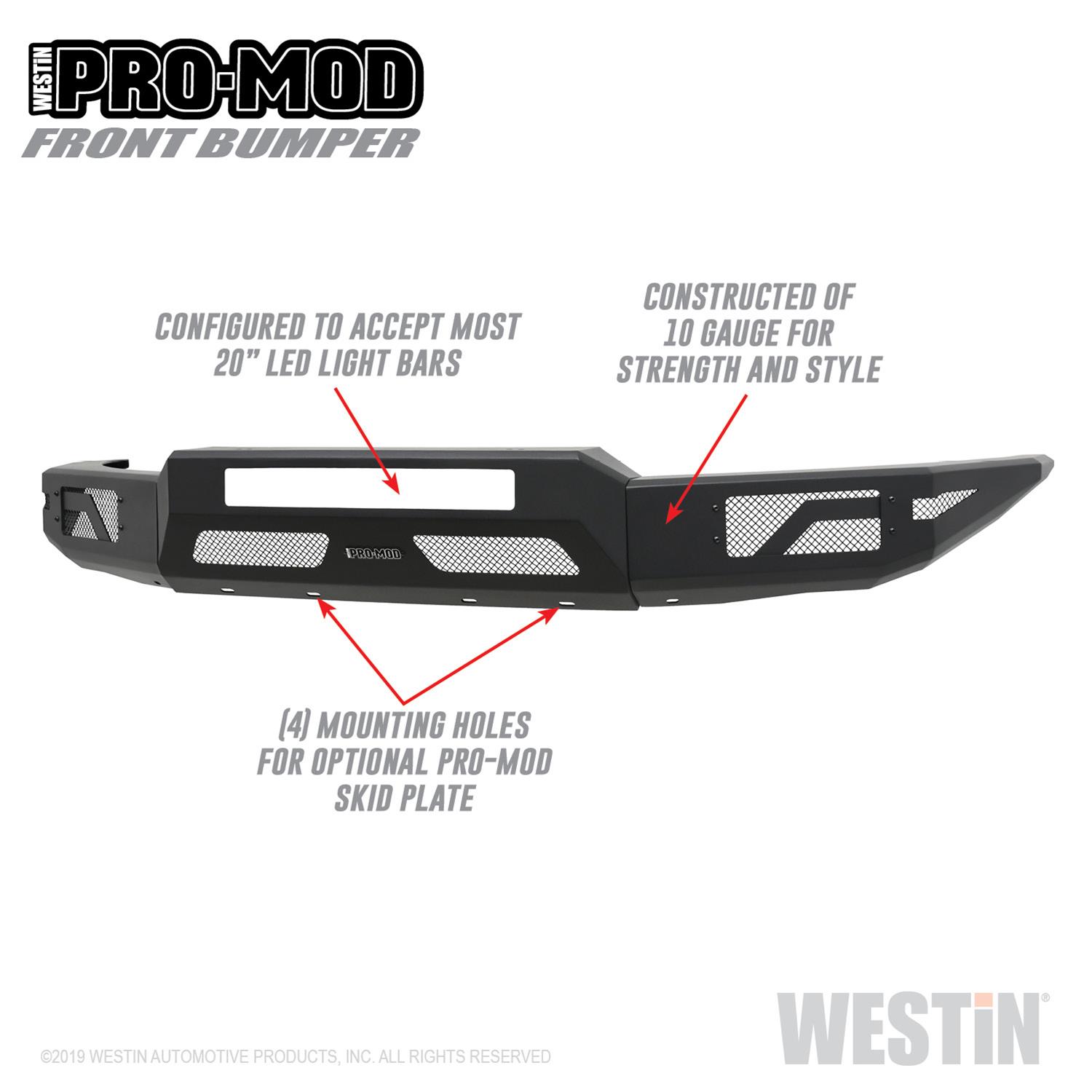 Westin Automotive 5841055 Westin ProMod Front Bumpers Summit Racing