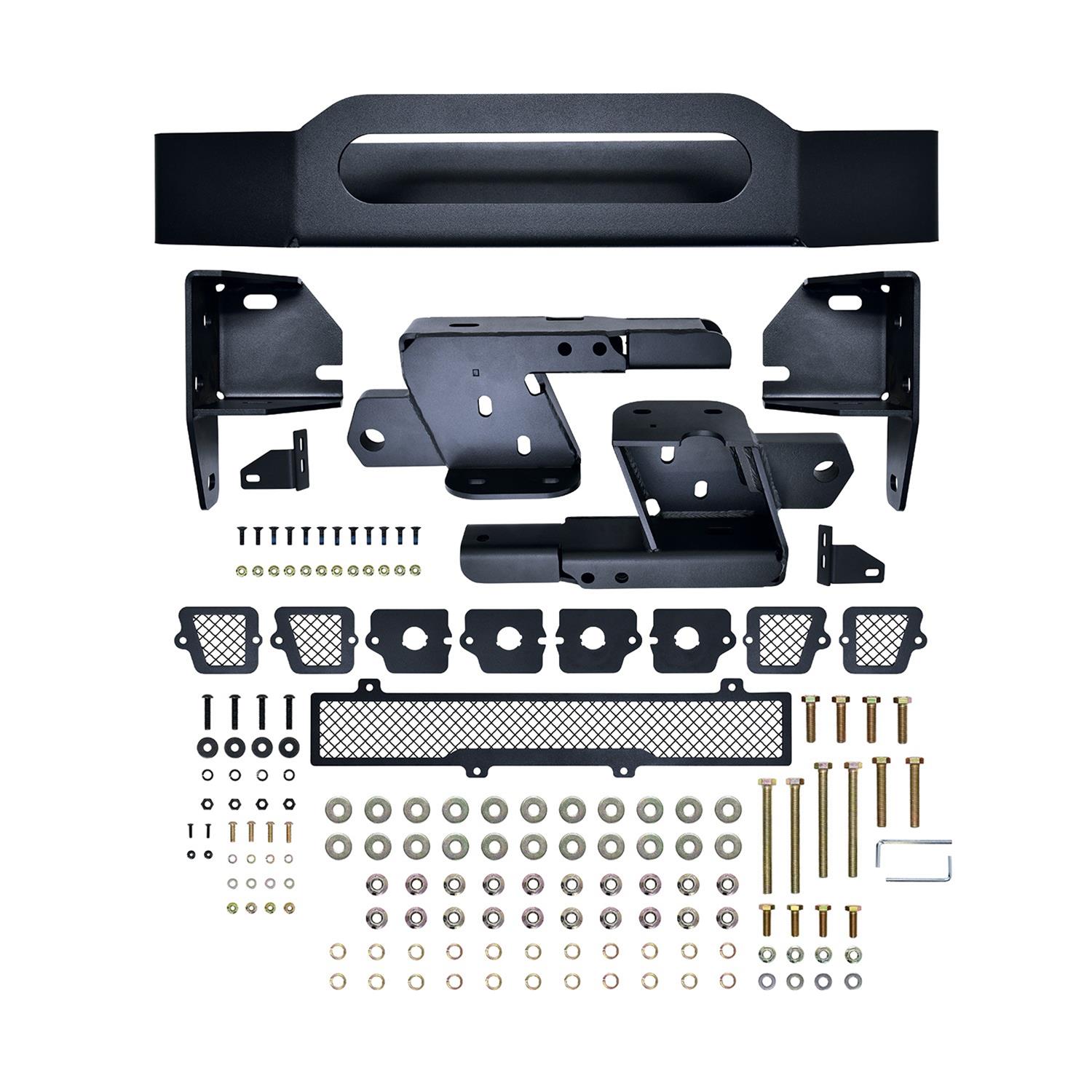 Westin 16-18 Chevrolet Silverado 1500 Pro-Series Front Bumper - Textured Black thumbnail 3