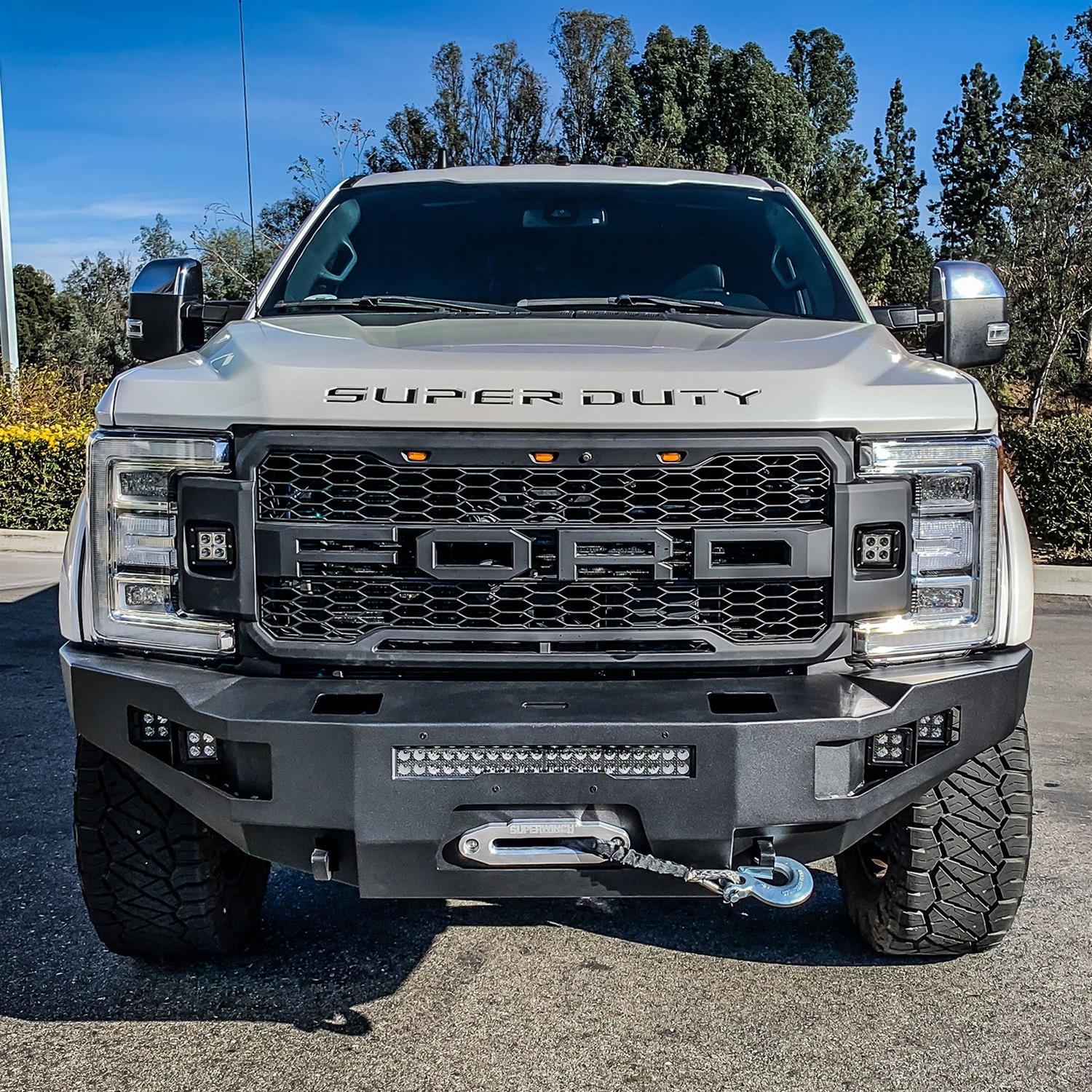 Westin 17-22 Ford F-250/350 Pro-Series Front Bumper- Textured Black thumbnail 2