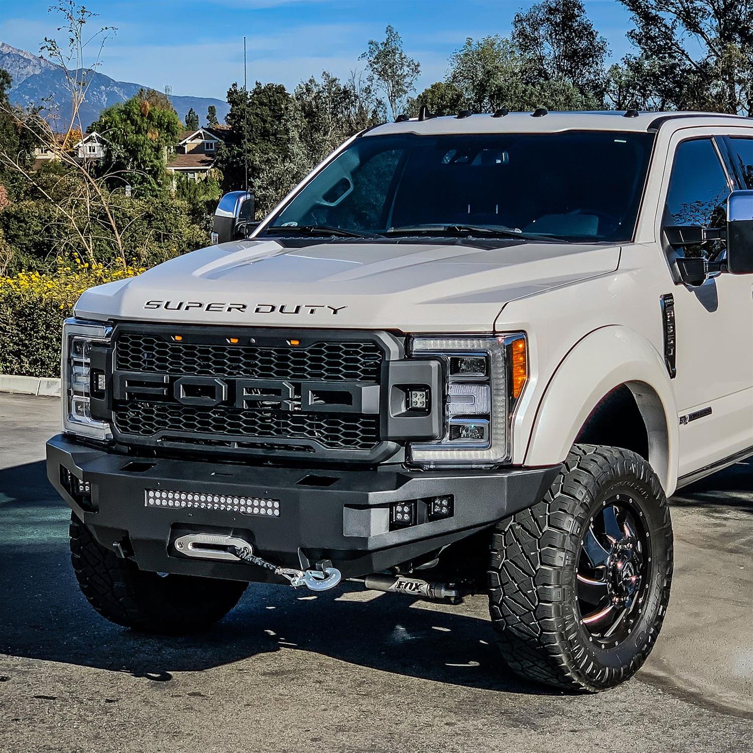 Westin 17-22 Ford F-250/350 Pro-Series Front Bumper- Textured Black thumbnail 3