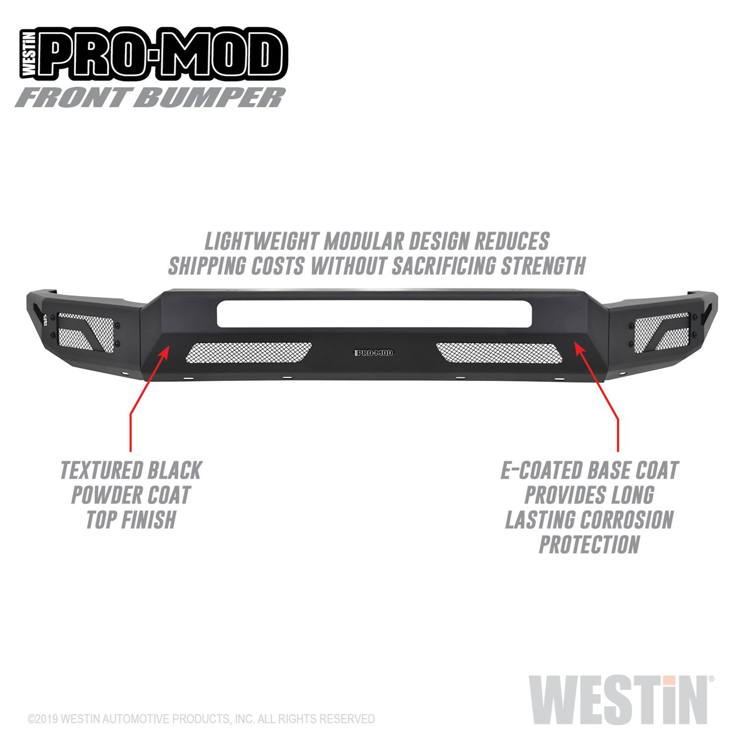 Westin 2011-2016 Ford F-250/350/450/550 Super Duty Pro-Mod Front Bumper thumbnail 5