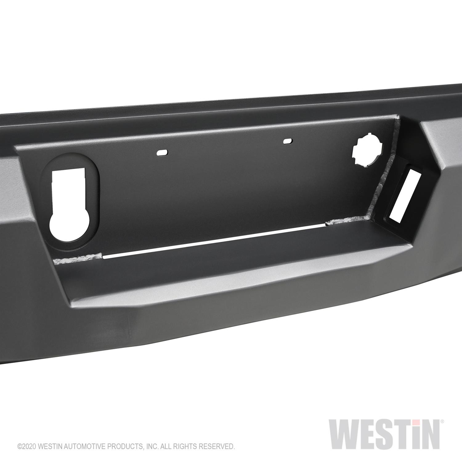 Westin 14-18 Chevy Silverado 1500 Pro-Series Rear Bumper - Textured Black thumbnail 6