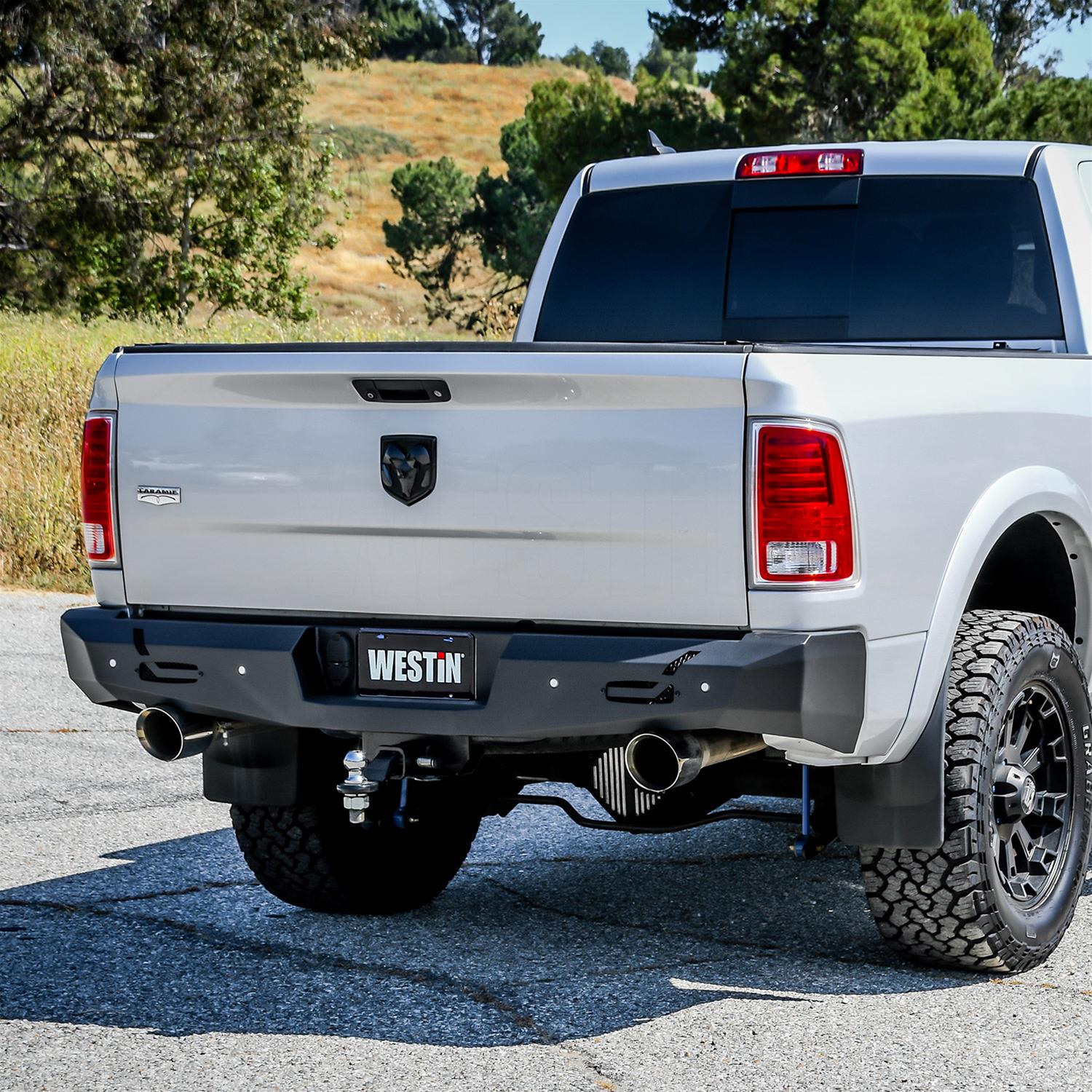 Westin 09-18 Ram 1500 Pro-Series Rear Bumper - Textured Black thumbnail 2