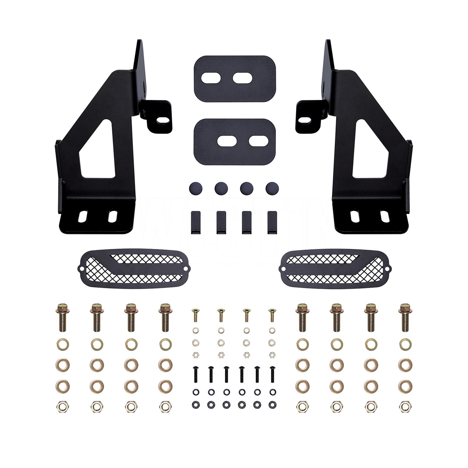 Westin Pro-Series Rear Bumpers 58-421085 Bumper, Pro-Series, Fabricated, Steel, Black Textured Powdercoated, Ford, Each thumbnail 3