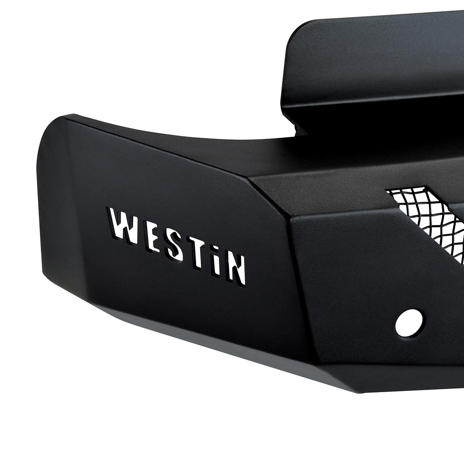 Westin Pro-Series Rear Bumpers 58-421085 Bumper, Pro-Series, Fabricated, Steel, Black Textured Powdercoated, Ford, Each thumbnail 4