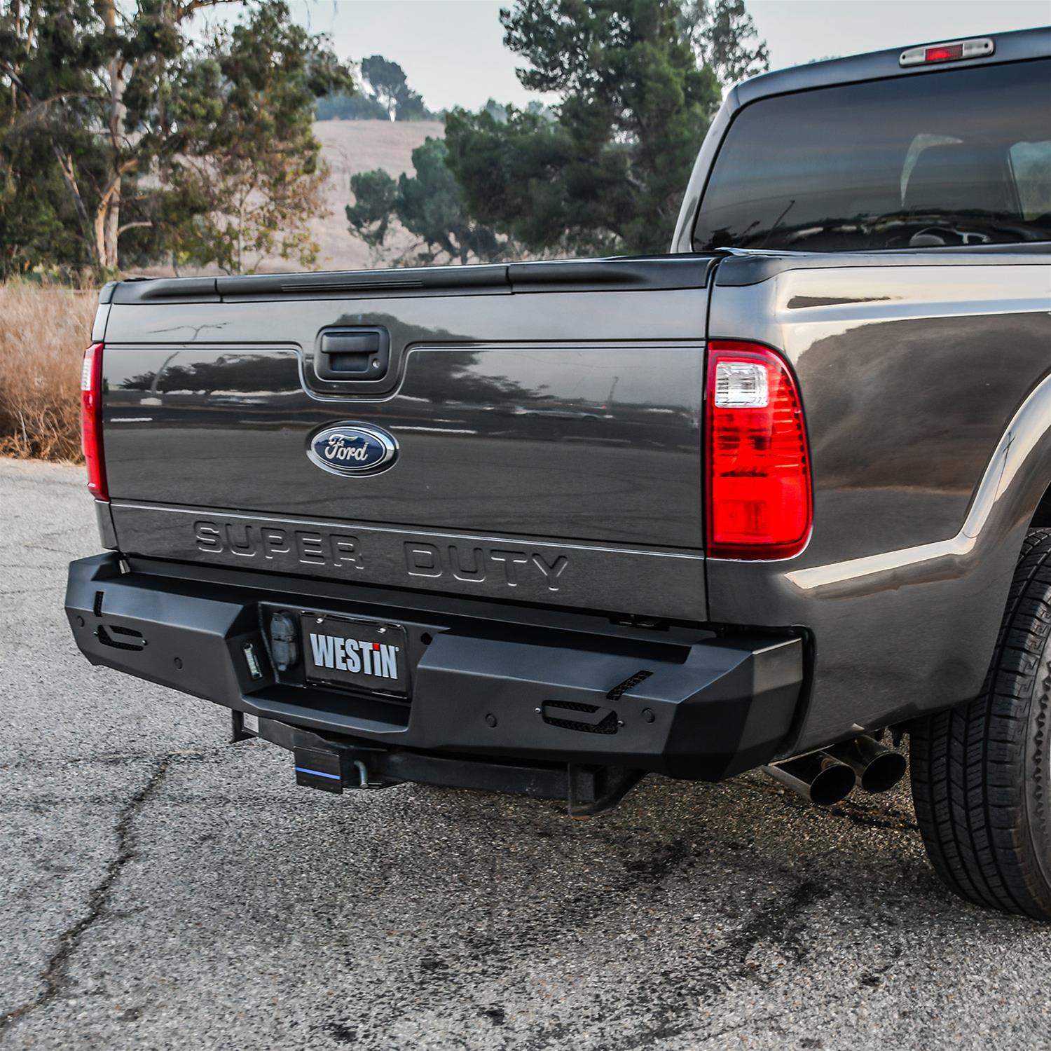 Westin 11-16 Ford F-250/350/450/550 Super Duty Pro-Series Rear Bumper - Textured Black thumbnail 2
