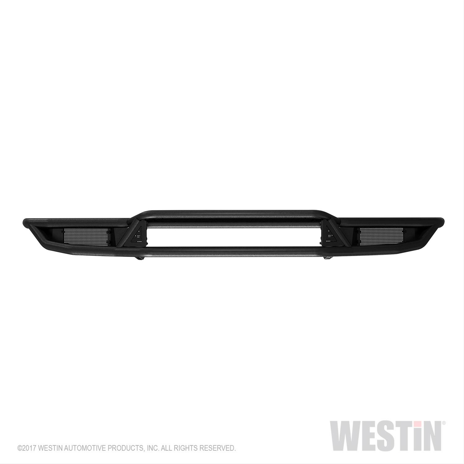 Westin Outlaw Bumpers for 2015-2017 F-150 - 58-61015 Bumper, Series, Tube, Steel, Black Texture, Front, Ford, Each