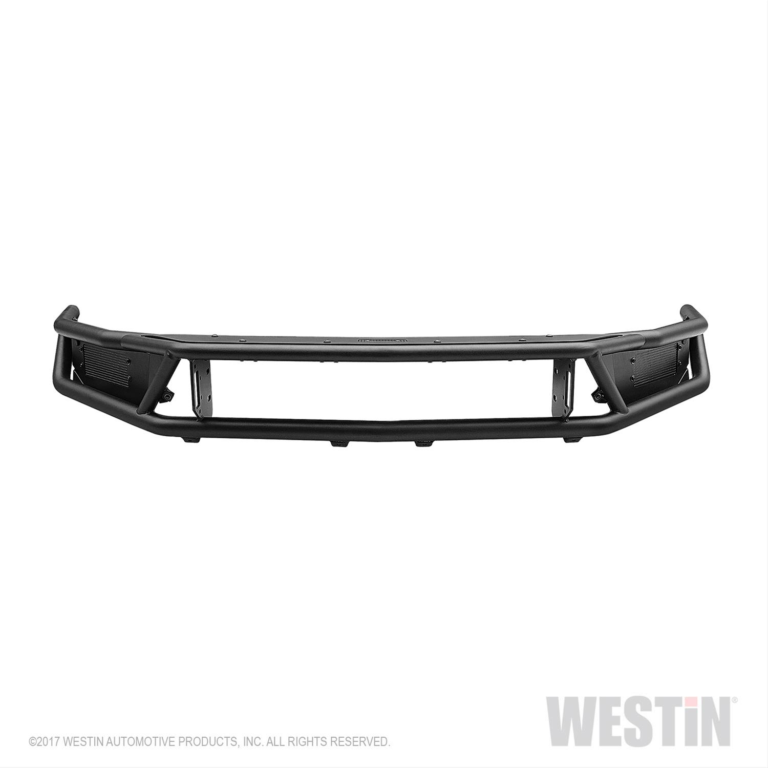 Westin Outlaw Bumpers 58-61025 Bumper, Series, Tube, Steel, Black Texture, Front, RAM, Each