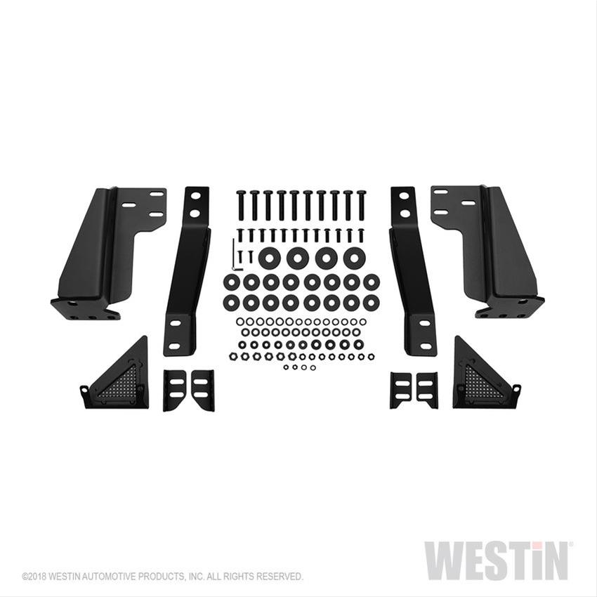 Westin Outlaw Bumpers 58-61035 Bumper, Series, Tube, Steel, Black Texture, Front, Toyota, Each