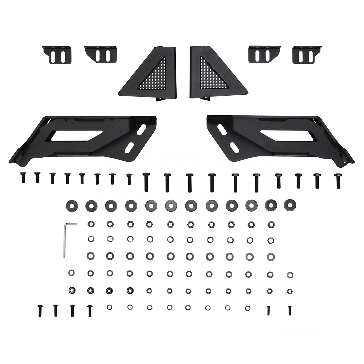 Westin Outlaw Bumpers 58-61055 Bumper, Outlaw, Tube, Steel, Black Textured Powdercoated, Chevrolet, Each thumbnail 2