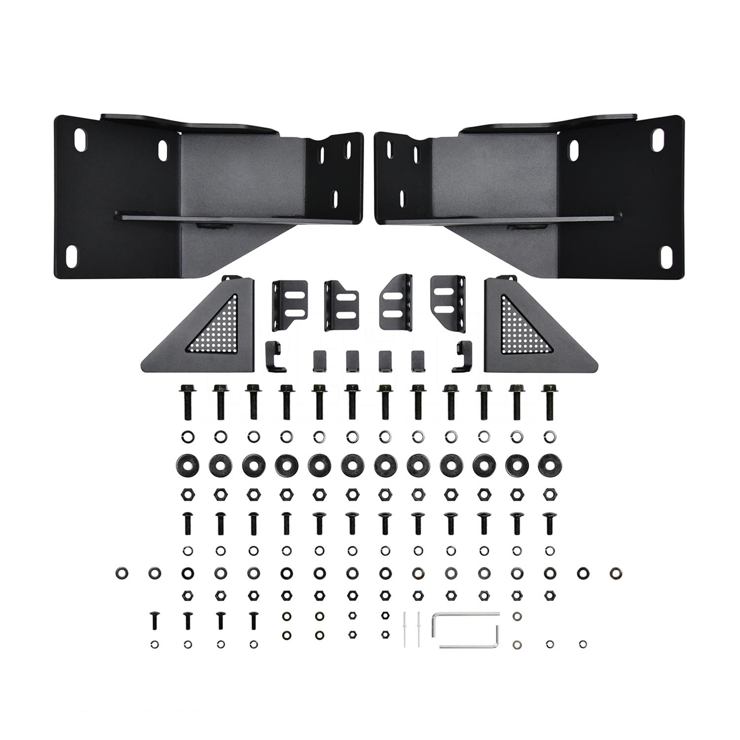 Westin Outlaw Bumpers for 2019-2023 1500 - 58-61075 Bumper, Outlaw, Tube, Steel, Black Textured Powdercoated, Ram, Each thumbnail 2