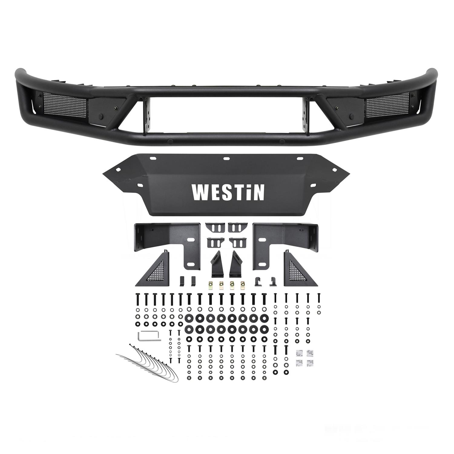Westin Outlaw Bumpers 58-61085 Bumper, Outlaw, Tube, Steel, Black Textured Powdercoated, Ford, Each thumbnail 3