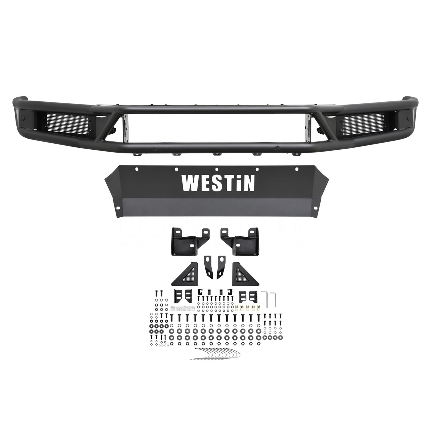 Westin Outlaw Bumpers 58-61215 Bumper, Outlaw, Tube, Steel, Black Textured Powdercoated, Chevrolet, Each thumbnail 4