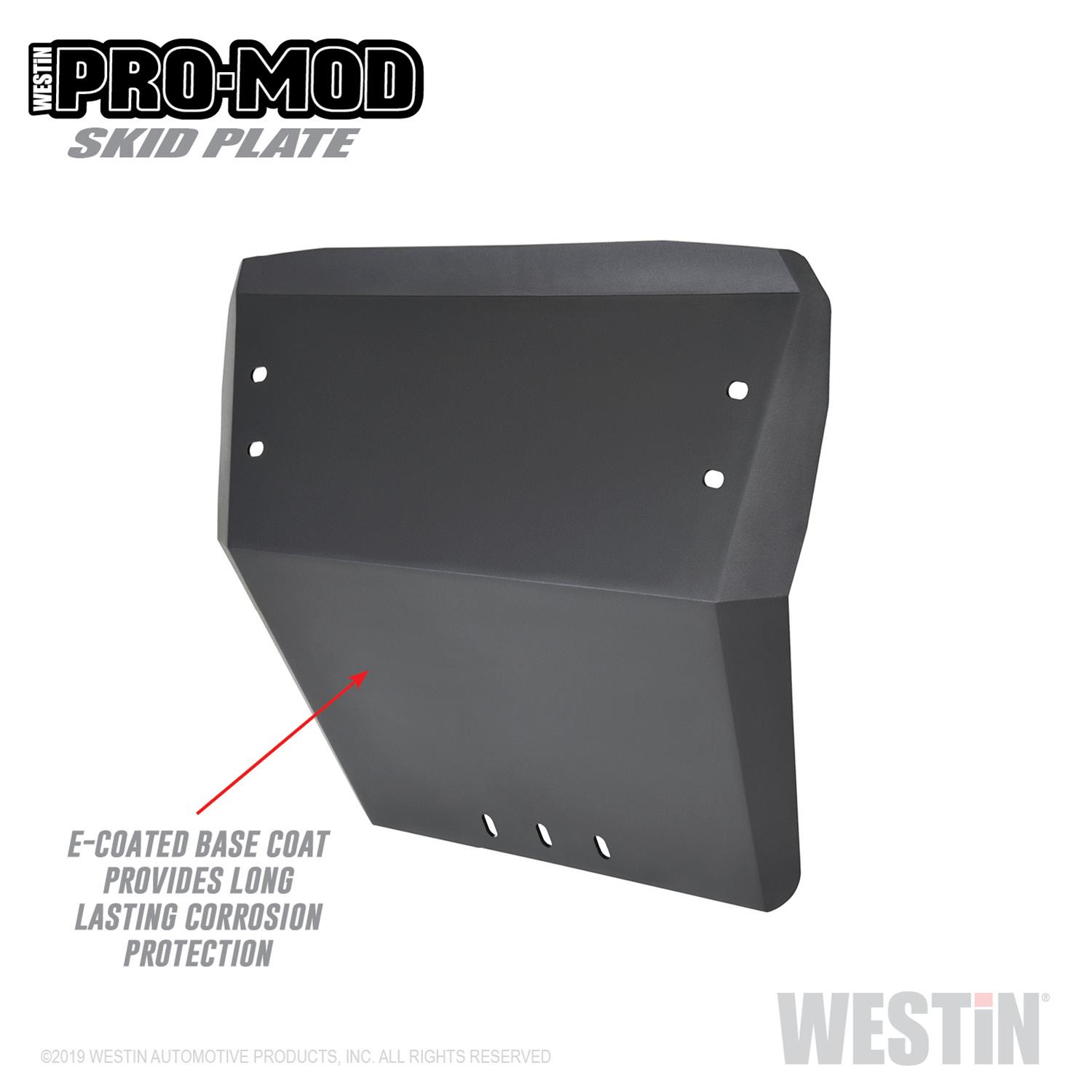 Westin 19-22 Ford Ranger Outlaw/Pro-Mod Skid Plate - Tex. Blk thumbnail 4