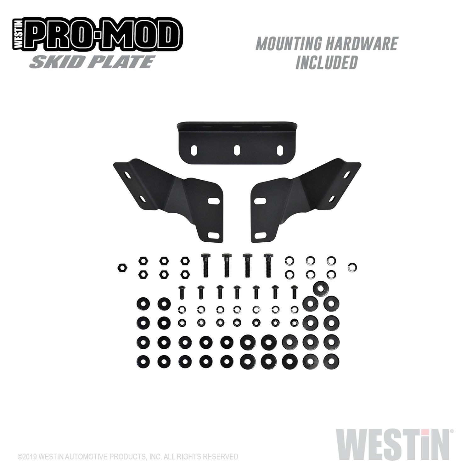 Westin 19-22 Ford Ranger Outlaw/Pro-Mod Skid Plate - Tex. Blk thumbnail 2