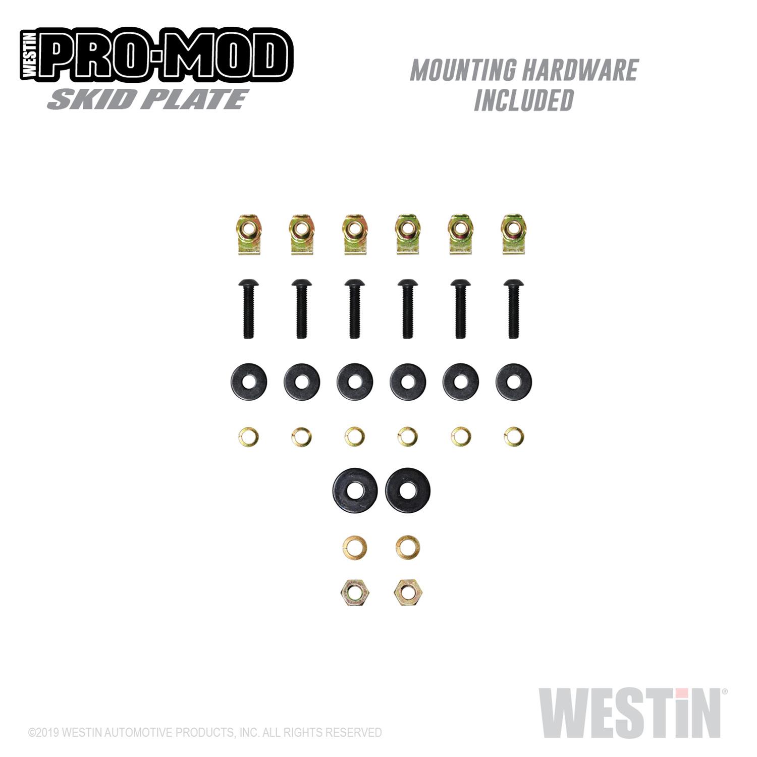 Westin 15-20 Chevrolet Colorado Pro-Mod Skid Plate - Tex. Blk thumbnail 3