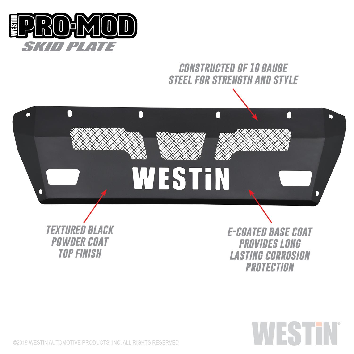 Westin Automotive 58-71165 Westin Pro-Mod Skid Plates | Summit Racing