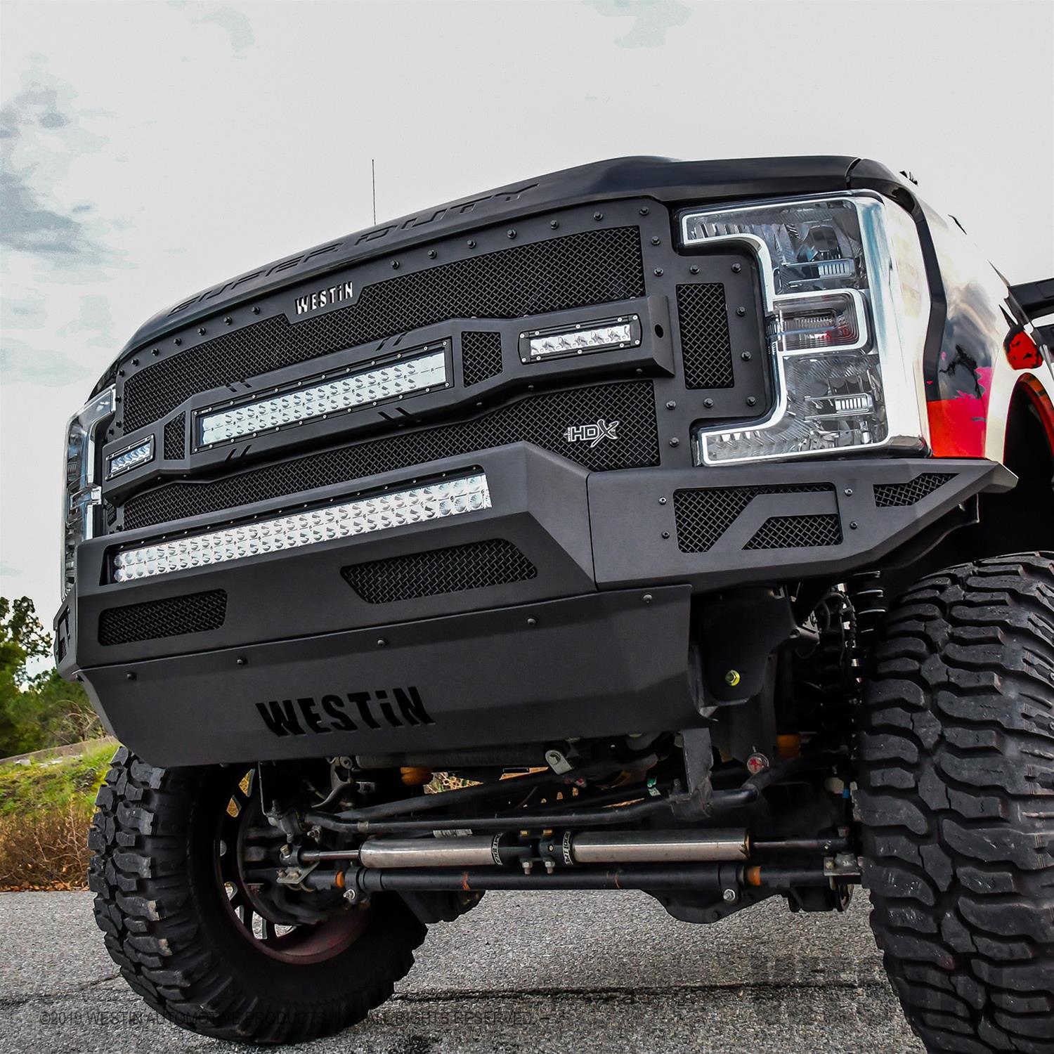 Westin 18-19 Ford F-250/350 Pro-Mod Skid Plate - Textured Black thumbnail 2