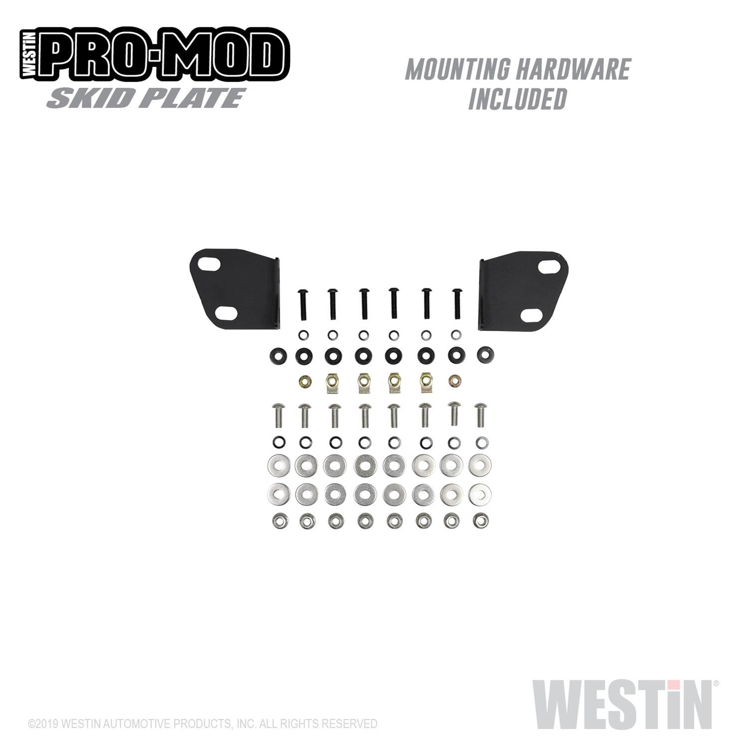 Westin 2020 Chevy Silverado 2500/3500 Pro-Mod Skid Plate - Textured Black thumbnail 4