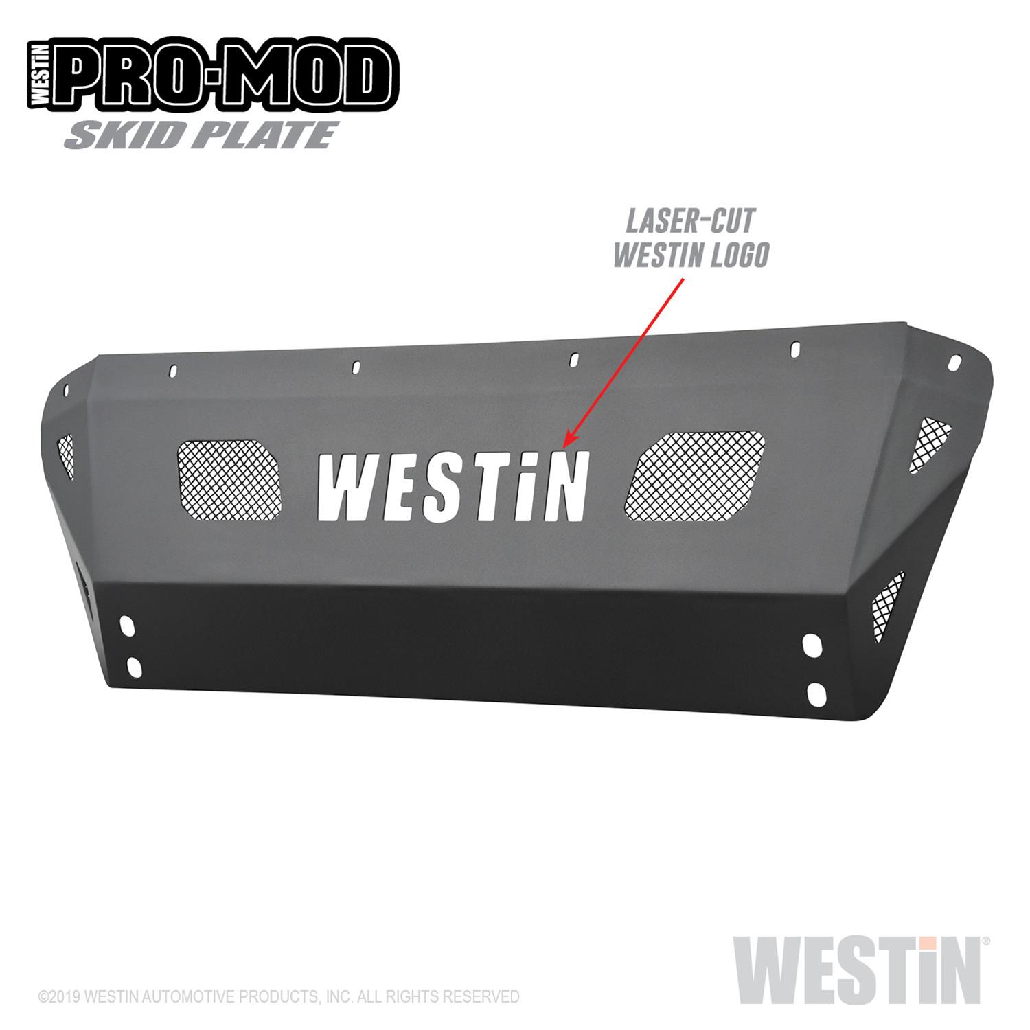 Westin 14-21 Toyota Tundra Pro-Mod Skid Plate - Textured Black thumbnail 3