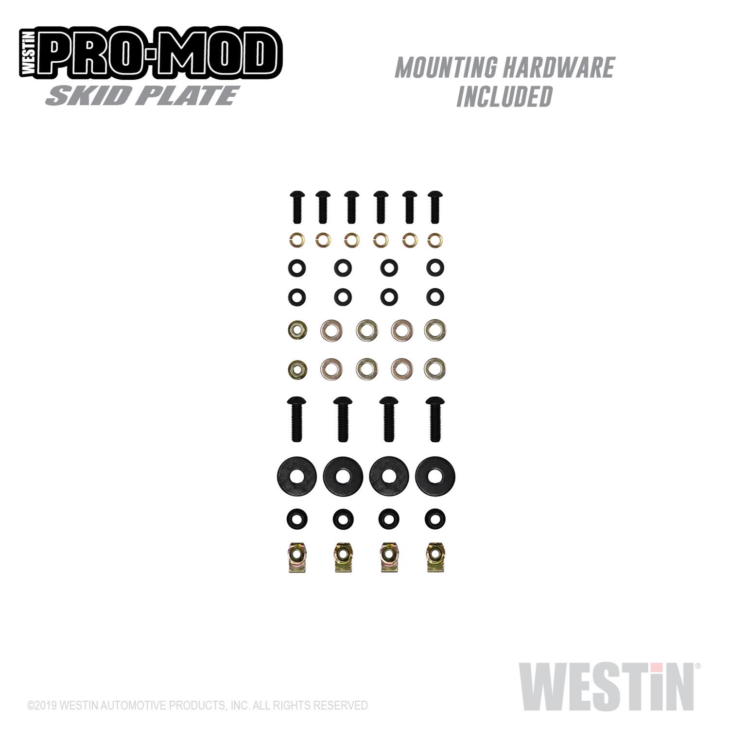 Westin 14-21 Toyota Tundra Pro-Mod Skid Plate - Textured Black thumbnail 4