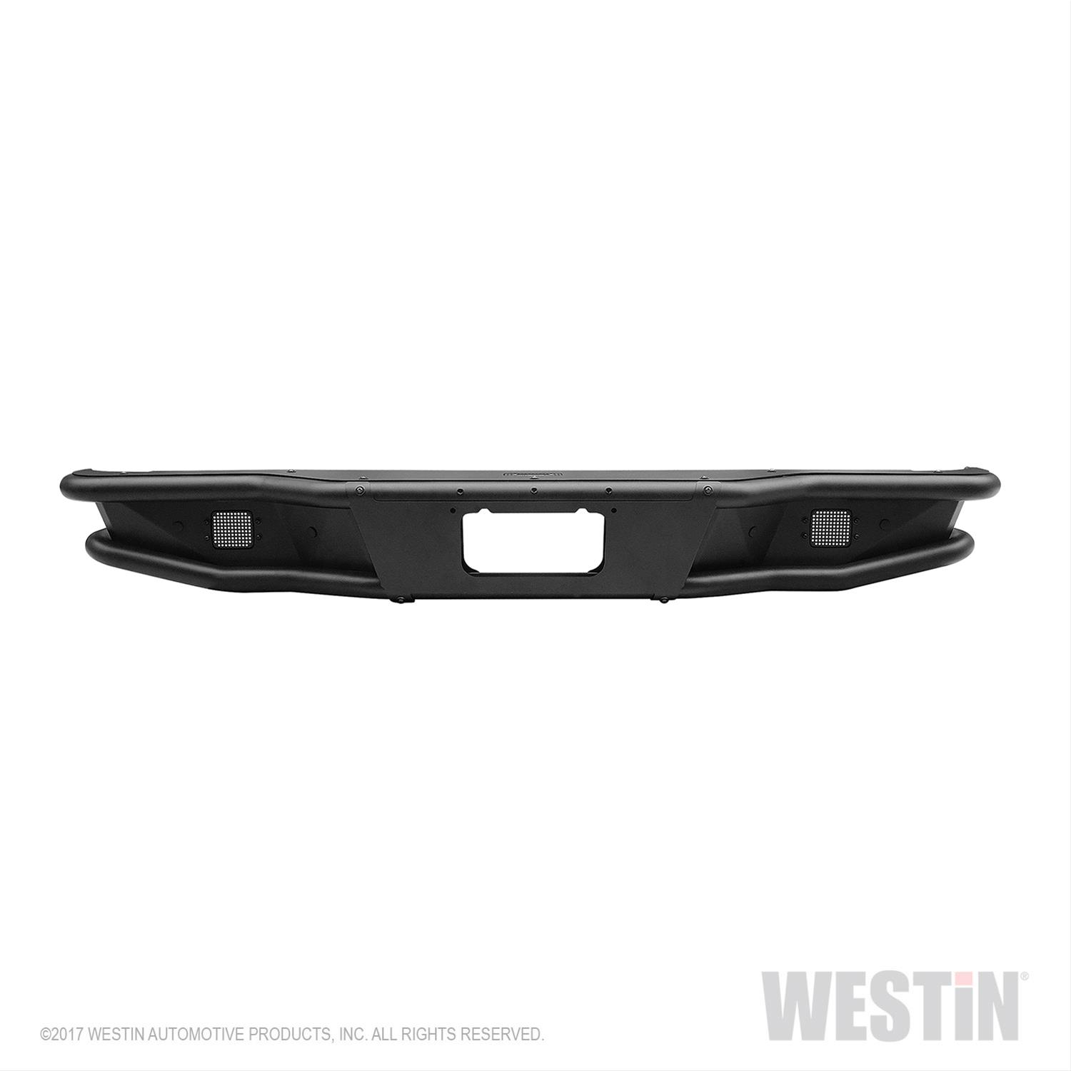 Westin Outlaw Bumpers 58-81005 Bumper, Series, Tube, Steel, Black Texture, Rear, Chevrolet, GMC, Each