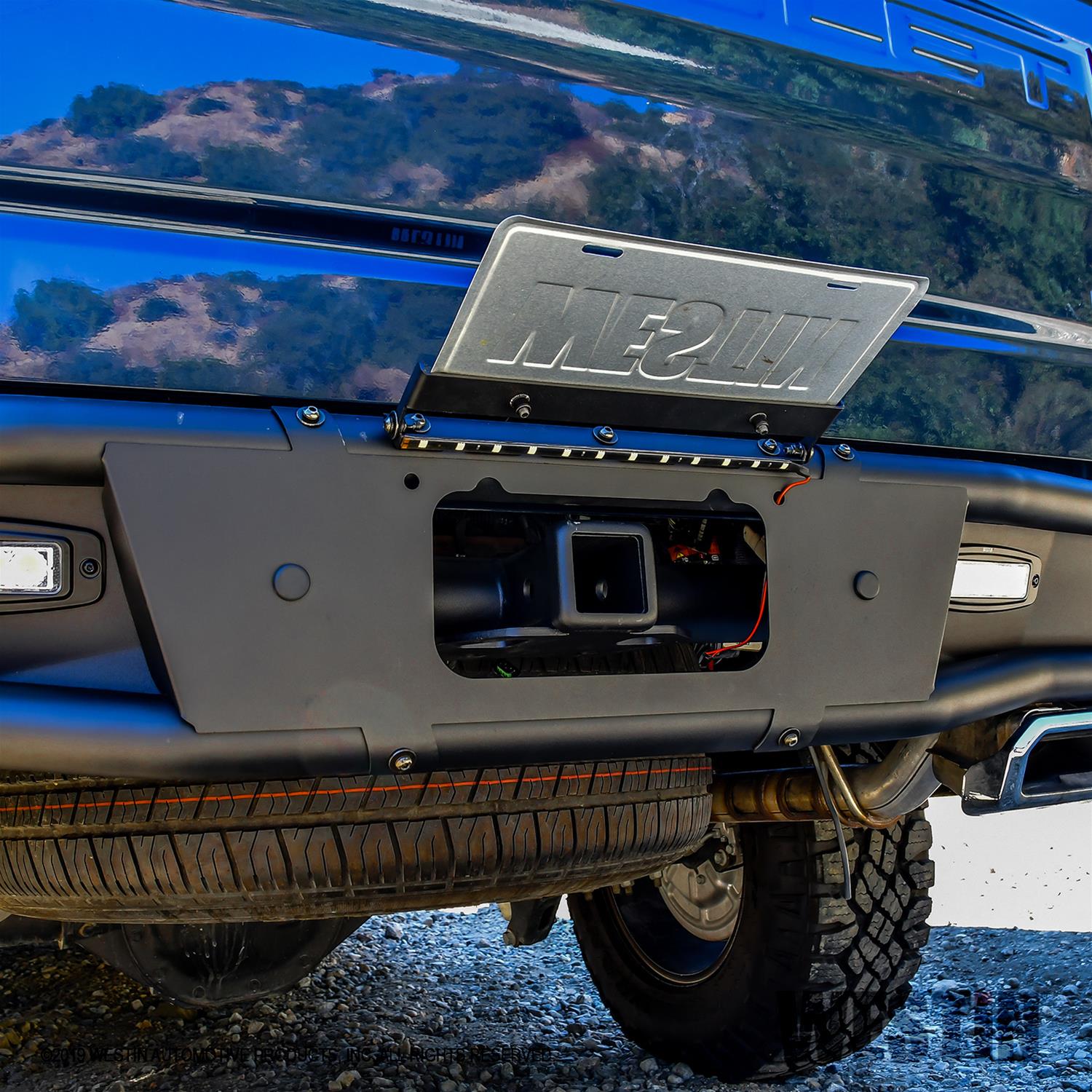 Westin Outlaw Bumpers 58-81215 Bumper, Outlaw, Tube, Steel, Black Textured Powdercoated, Chevrolet, GMC, Each thumbnail 2