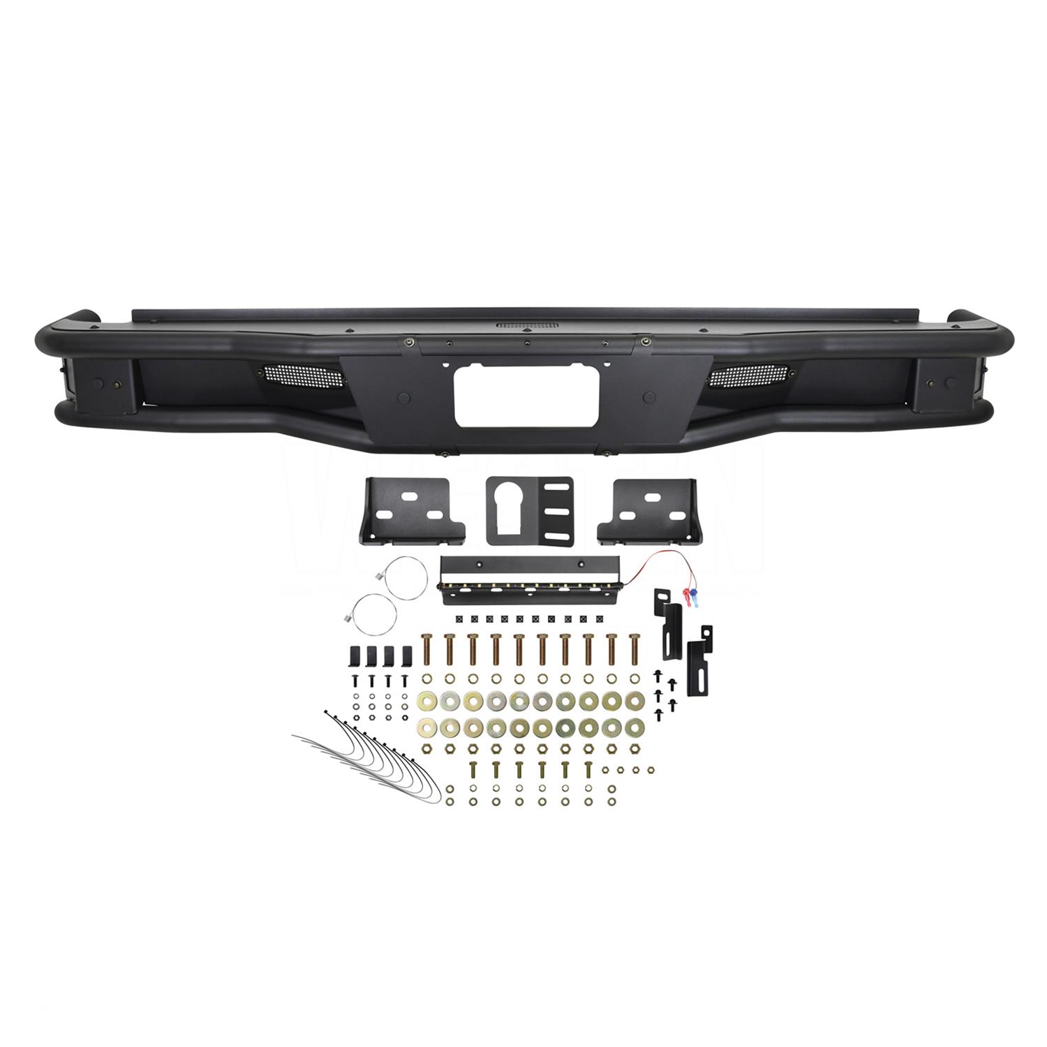 Westin Outlaw Bumpers 58-81215 Bumper, Outlaw, Tube, Steel, Black Textured Powdercoated, Chevrolet, GMC, Each thumbnail 7