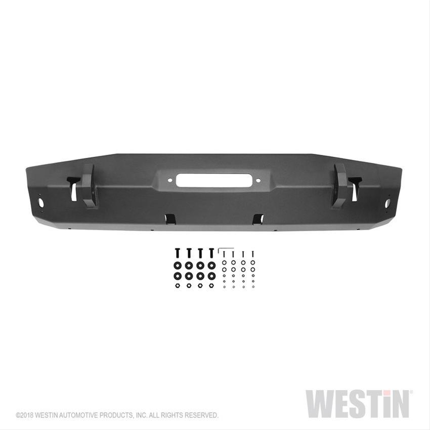 Westin 18-22 Jeep Wrangler JL / 20-22 Gladiator WJ2 Stubby Front Bumper - Tex. Blk thumbnail 5