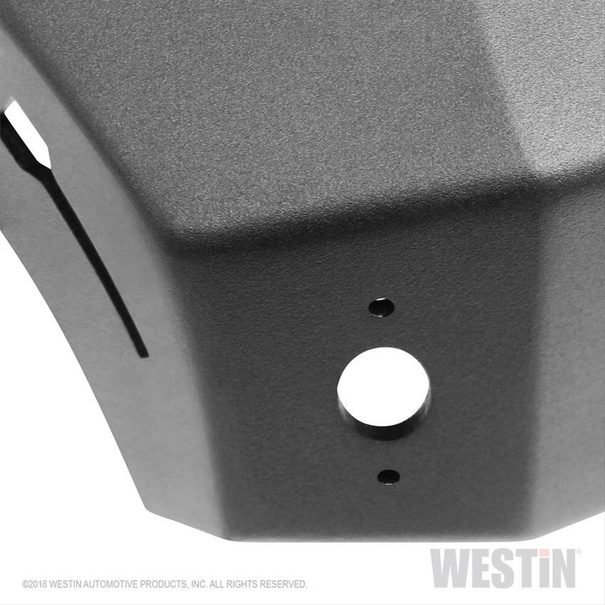 Westin 18-22 Jeep Wrangler JL / 20-22 Gladiator WJ2 Stubby Front Bumper w/Bull Bar - Tex. Blk thumbnail 2