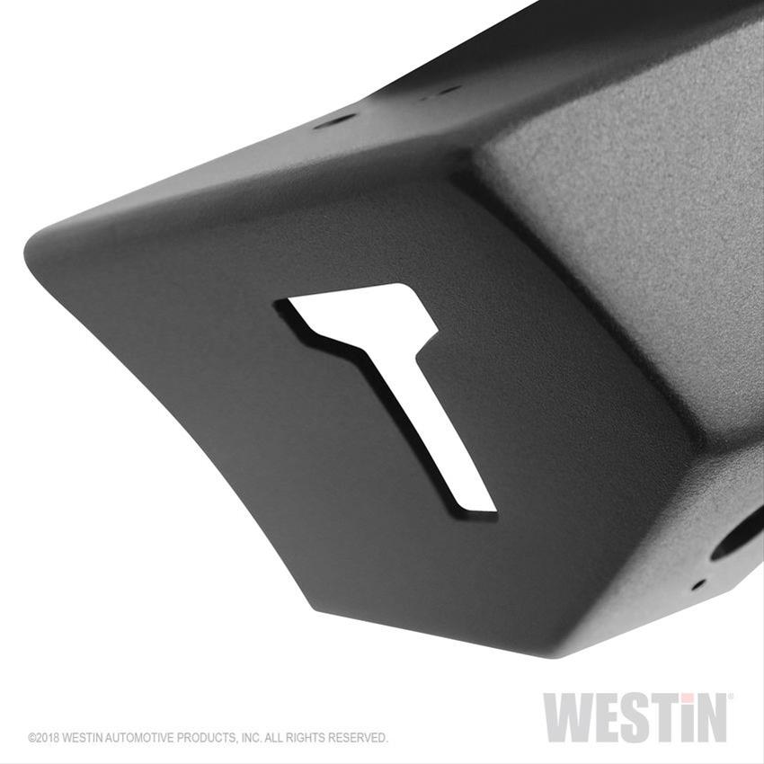 Westin 18-22 Jeep Wrangler JL / 20-22 Gladiator WJ2 Stubby Front Bumper w/Bull Bar - Tex. Blk thumbnail 3