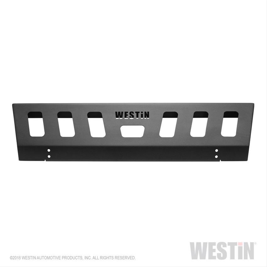 Westin 18-19 Jeep Wrangler JL Front Bumper Skid Plate - Textured Black thumbnail 9