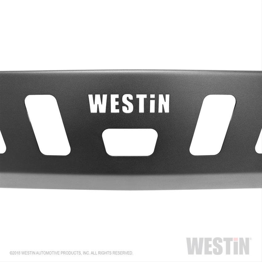 Westin 18-19 Jeep Wrangler JL Front Bumper Skid Plate - Textured Black thumbnail 2