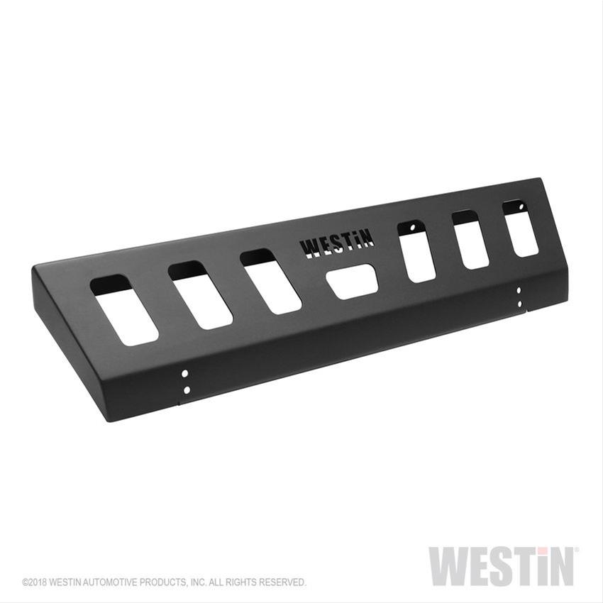 Westin 18-19 Jeep Wrangler JL Front Bumper Skid Plate - Textured Black thumbnail 7