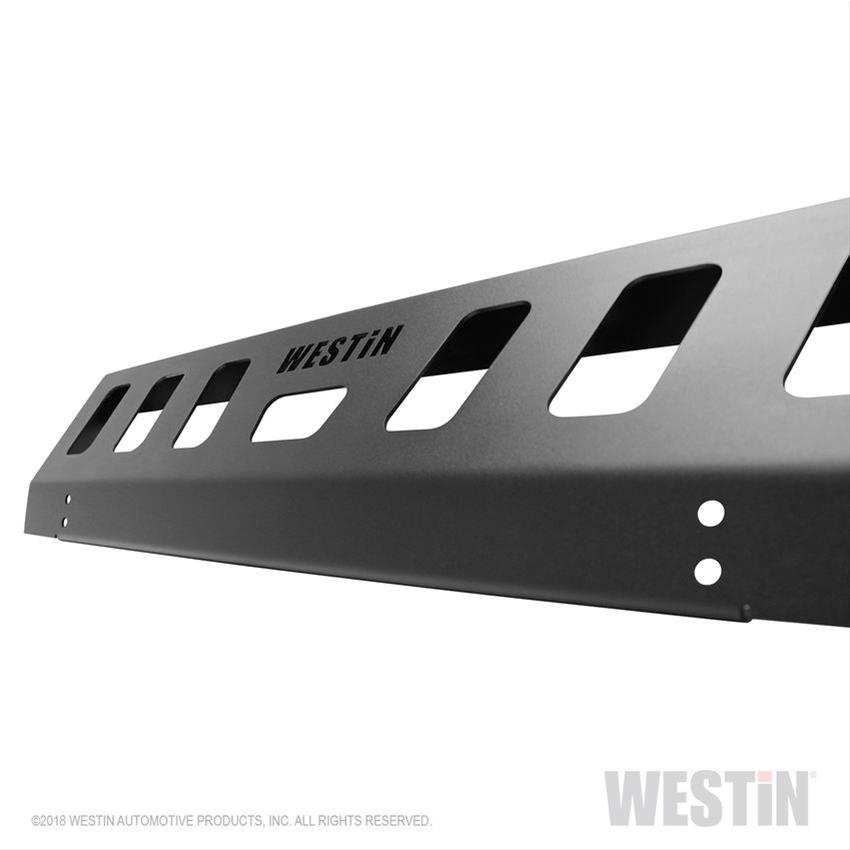 Westin 18-19 Jeep Wrangler JL Front Bumper Skid Plate - Textured Black thumbnail 5