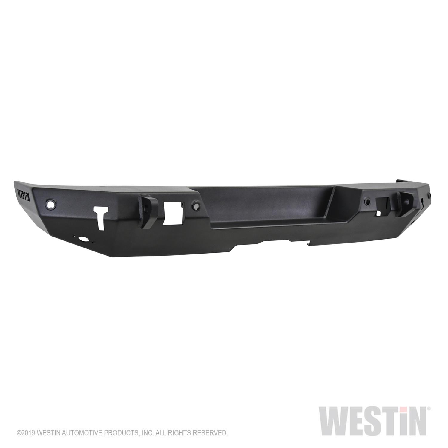Westin 18-19 Jeep Wrangler JL WJ2 Rear Bumper w/ Sensors (Excl. Wrangler JK) - Textured Black thumbnail 8