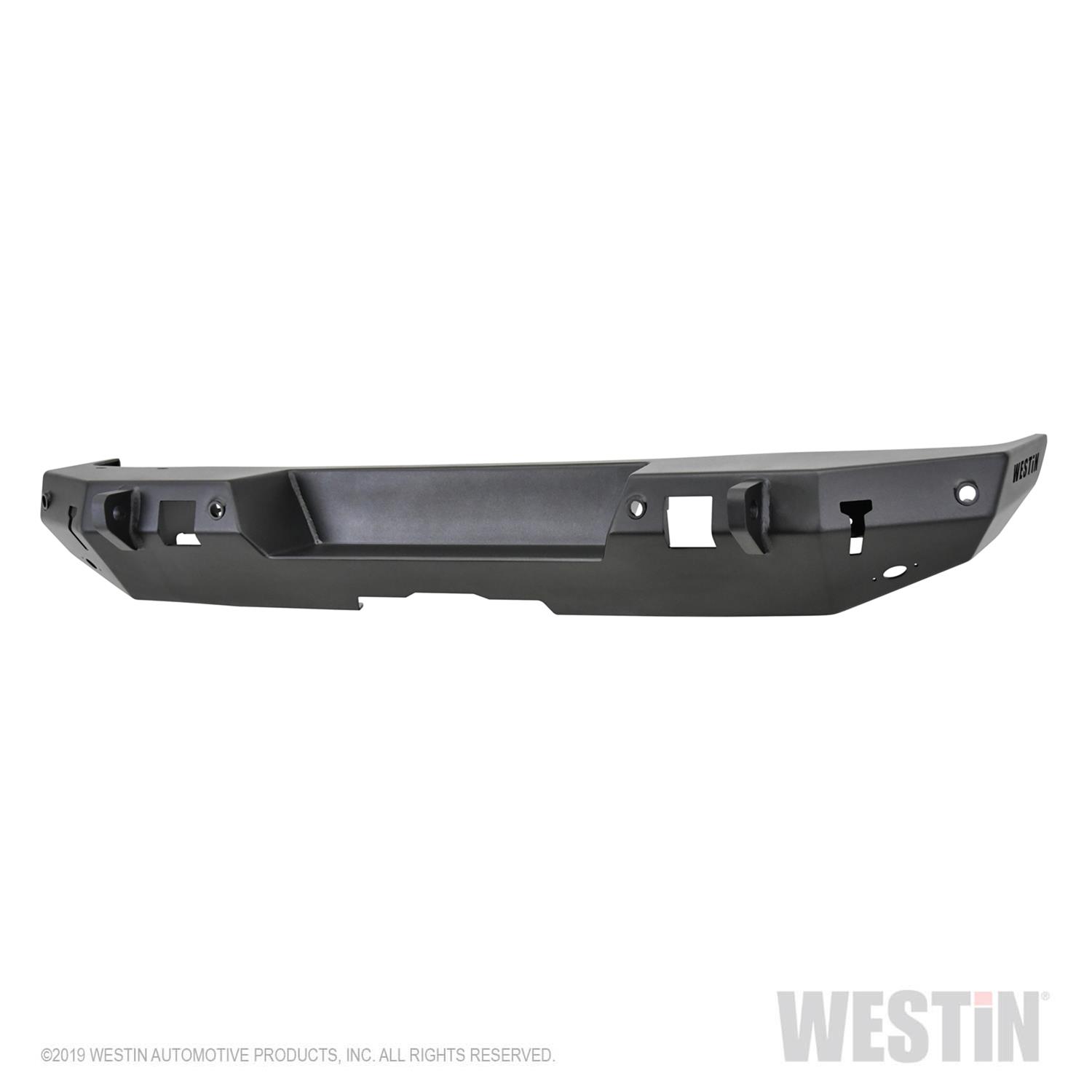 Westin 18-19 Jeep Wrangler JL WJ2 Rear Bumper w/ Sensors (Excl. Wrangler JK) - Textured Black thumbnail 9