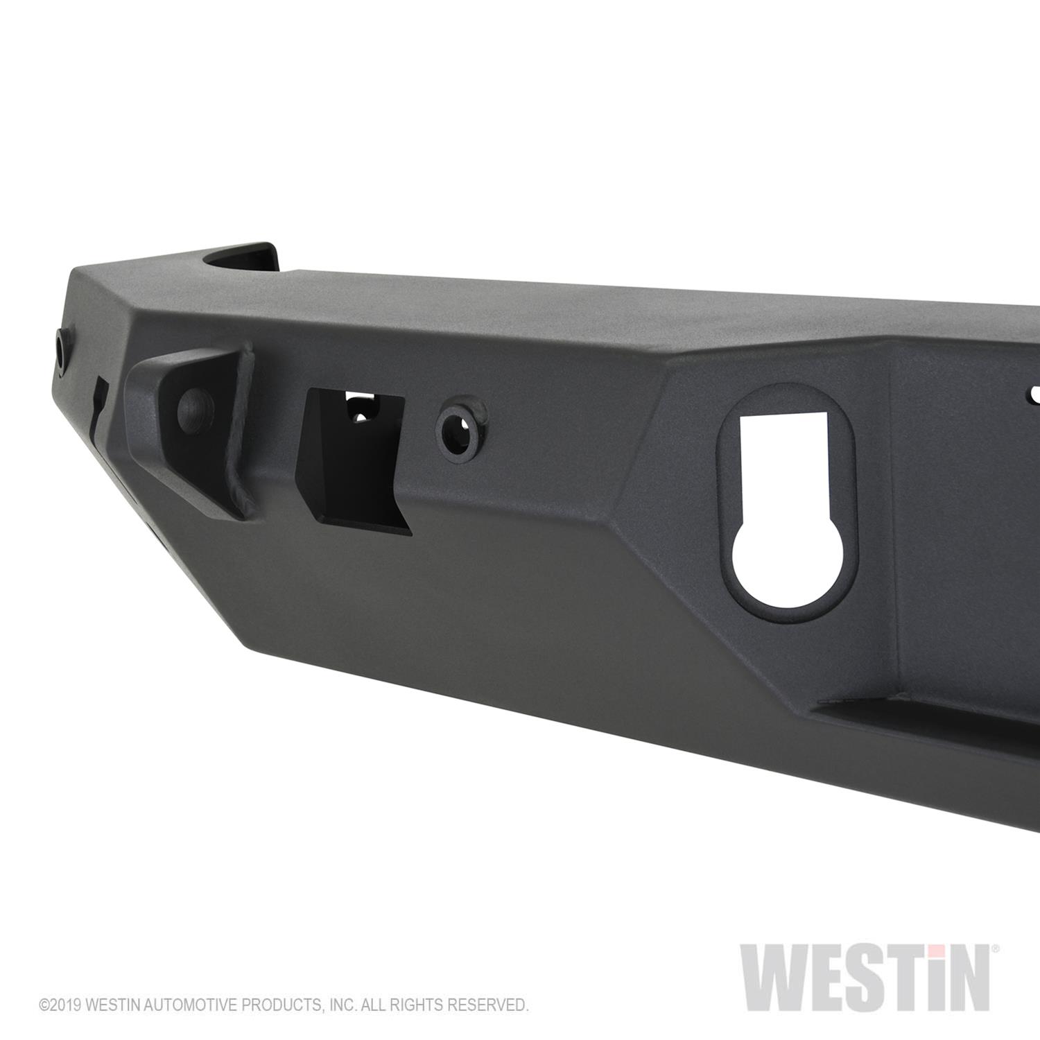 Westin 2020 Jeep Gladiator w/Sensors WJ2 Rear Bumper w/Sensor - Textured Black thumbnail 5