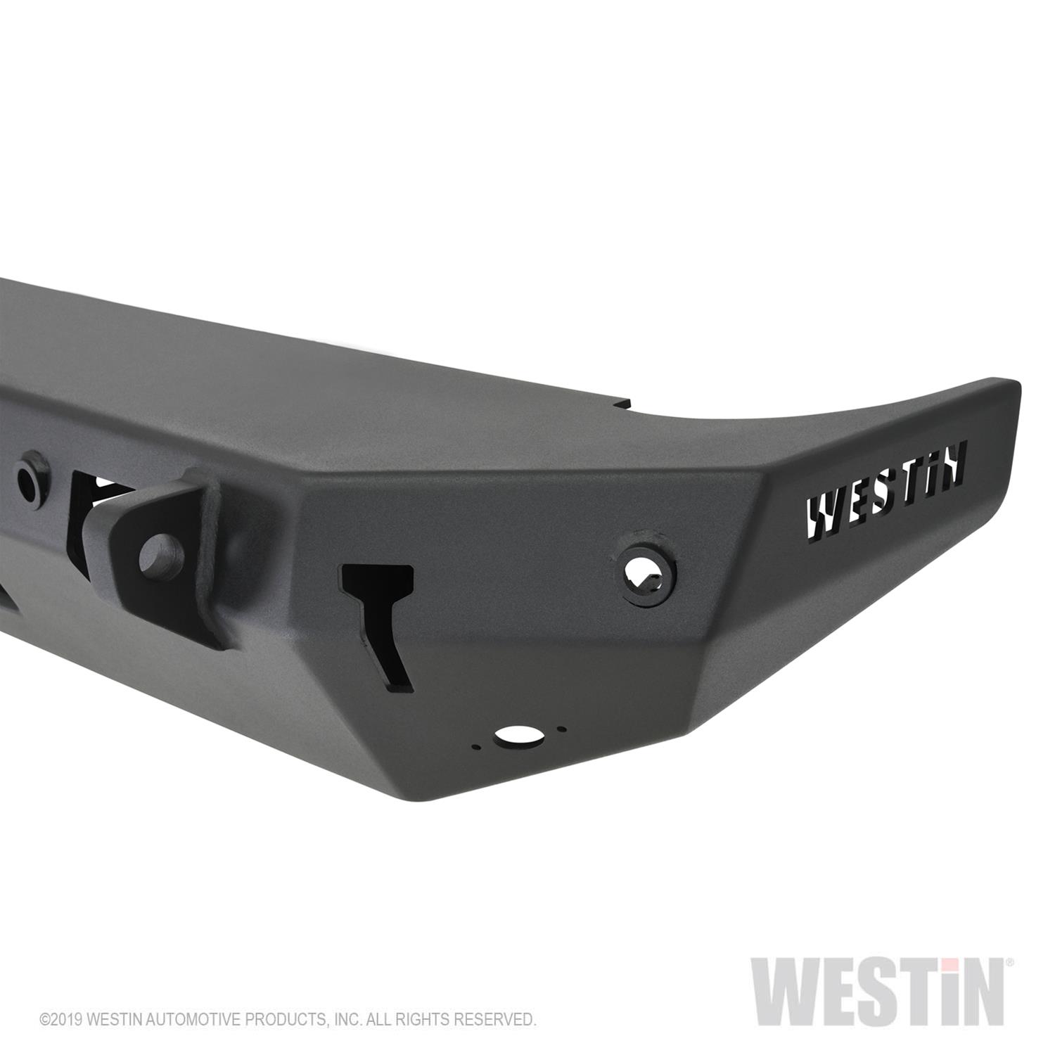 Westin 2020 Jeep Gladiator w/Sensors WJ2 Rear Bumper w/Sensor - Textured Black thumbnail 6